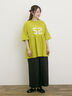 【KELTY×Samansa Mo2】ギャザーチュニックTシャツ（オフホワイト/ブラック/イエロー/サックスブルー）｜Samansa Mos2（サマンサ モスモス）通販