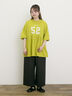 【KELTY×Samansa Mo2】ギャザーチュニックTシャツ（オフホワイト/ブラック/イエロー/サックスブルー）｜Samansa Mos2（サマンサ モスモス）通販
