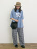 【KELTY×Samansa Mo2】ギャザーチュニックTシャツ（オフホワイト/ブラック/イエロー/サックスブルー）｜Samansa Mos2（サマンサ モスモス）通販