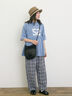 【KELTY×Samansa Mo2】ギャザーチュニックTシャツ（オフホワイト/ブラック/イエロー/サックスブルー）｜Samansa Mos2（サマンサ モスモス）通販