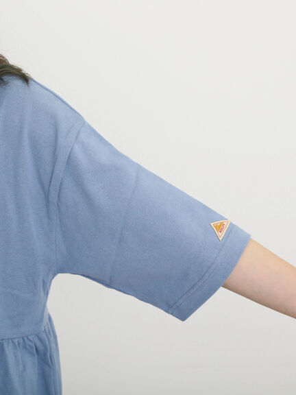 【KELTY×Samansa Mo2】ギャザーチュニックTシャツ（オフホワイト/ブラック/イエロー/サックスブルー）｜Samansa Mos2（サマンサ モスモス）通販