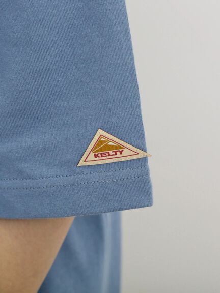 【KELTY×Samansa Mo2】ギャザーチュニックTシャツ（オフホワイト/ブラック/イエロー/サックスブルー）｜Samansa Mos2（サマンサ モスモス）通販