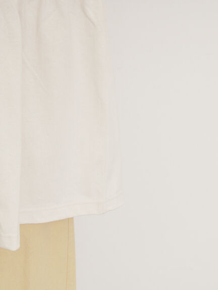 【KELTY×Samansa Mo2】ギャザーチュニックTシャツ（オフホワイト/ブラック/イエロー/サックスブルー）｜Samansa Mos2（サマンサ モスモス）通販