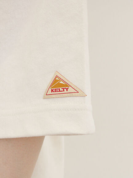【KELTY×Samansa Mo2】ギャザーチュニックTシャツ（オフホワイト/ブラック/イエロー/サックスブルー）｜Samansa Mos2（サマンサ モスモス）通販