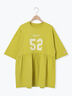 【KELTY×Samansa Mo2】ギャザーチュニックTシャツ（オフホワイト/ブラック/イエロー/サックスブルー）｜Samansa Mos2（サマンサ モスモス）通販