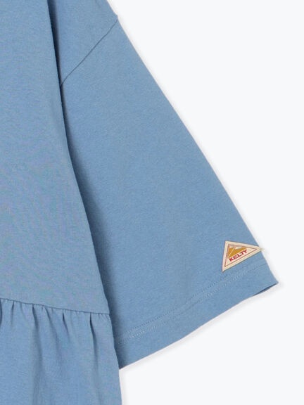【KELTY×Samansa Mo2】ギャザーチュニックTシャツ（オフホワイト/ブラック/イエロー/サックスブルー）｜Samansa Mos2（サマンサ モスモス）通販