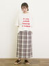 【UVカット】ロゴプリントTシャツ（オフホワイト/ブラック/オレンジ/ブルー）｜Samansa Mos2（サマンサ モスモス）通販