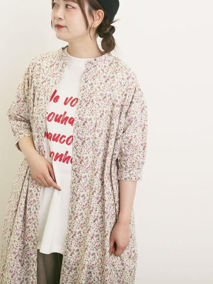 【UVカット】ロゴプリントTシャツ（オフホワイト/ブラック/オレンジ/ブルー）｜Samansa Mos2（サマンサ モスモス）通販