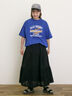 【UVカット】ロゴプリントTシャツ（オフホワイト/ブラック/オレンジ/ブルー）｜Samansa Mos2（サマンサ モスモス）通販