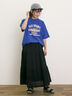 【UVカット】ロゴプリントTシャツ（オフホワイト/ブラック/オレンジ/ブルー）｜Samansa Mos2（サマンサ モスモス）通販