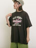 【UVカット】ロゴプリントTシャツ（オフホワイト/ブラック/オレンジ/ブルー）｜Samansa Mos2（サマンサ モスモス）通販