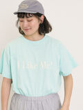 【UVカット】スラブ天竺ロゴプリントTシャツ（ミント）｜Samansa Mos2（サマンサ モスモス）通販