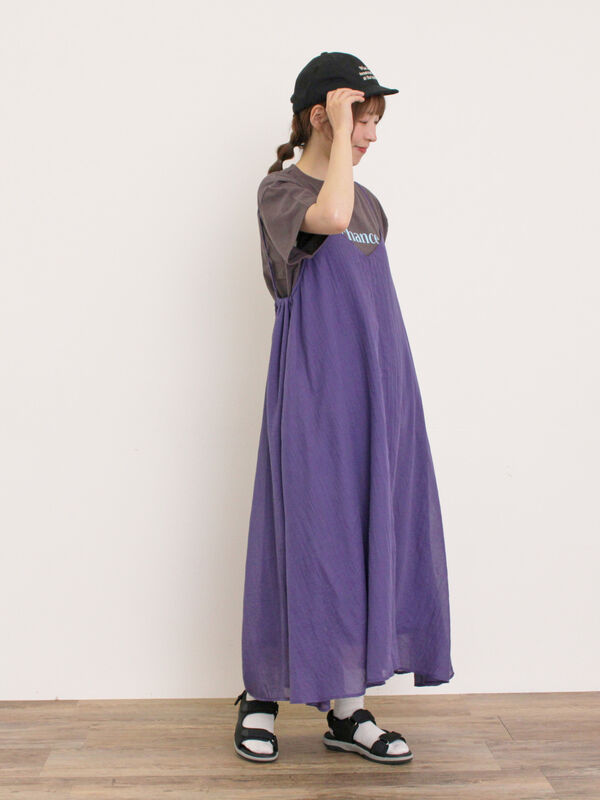 セール】 【UVカット】スラブ天竺ロゴプリントTシャツ（オフホワイト