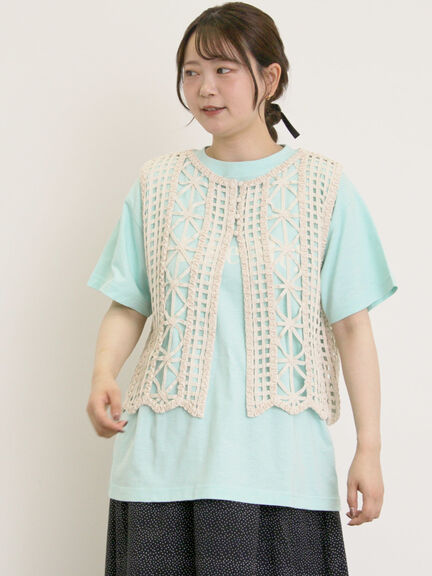 【UVカット】スラブ天竺ロゴプリントTシャツ（オフホワイト/チャコールグレー/ピンク/ミント）｜Samansa Mos2（サマンサ モスモス）通販