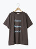 【UVカット】スラブ天竺ロゴプリントTシャツ（オフホワイト/チャコールグレー/ピンク/ミント）｜Samansa Mos2（サマンサ モスモス）通販