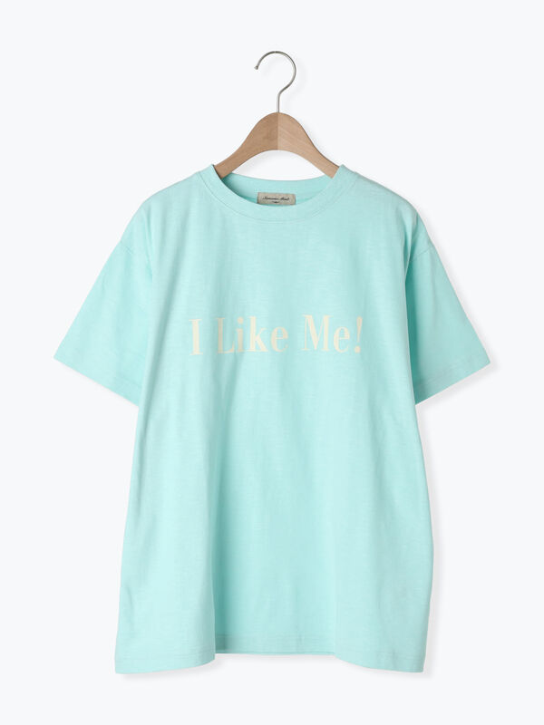 セール】 【UVカット】スラブ天竺ロゴプリントTシャツ（オフホワイト