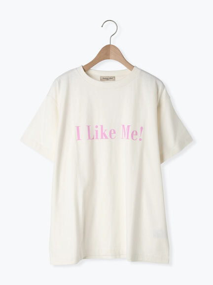 【UVカット】スラブ天竺ロゴプリントTシャツ（オフホワイト/チャコールグレー/ピンク/ミント）｜Samansa Mos2（サマンサ モスモス）通販