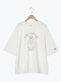 【KELTY×Samansa Mos2】ベアー刺繍Tシャツ（オフホワイト）｜Samansa Mos2（サマンサ モスモス）通販