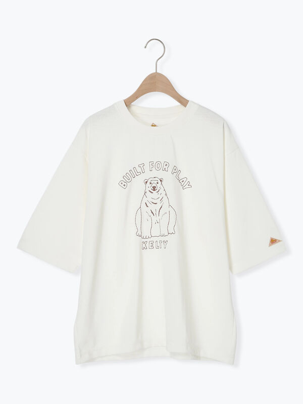 【KELTY×Samansa Mos2】ベアー刺繍Tシャツ（オフホワイト）｜Samansa Mos2（サマンサ モスモス）通販