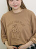 【KELTY×Samansa Mos2】ベアー刺繍Tシャツ（オフホワイト/チャコールグレー/モカ/グリーン）｜Samansa Mos2（サマンサ モスモス）通販