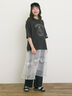 【KELTY×Samansa Mos2】ベアー刺繍Tシャツ（オフホワイト/チャコールグレー/モカ/グリーン）｜Samansa Mos2（サマンサ モスモス）通販