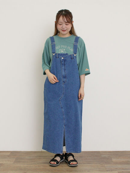 【KELTY×Samansa Mos2】ベアー刺繍Tシャツ（オフホワイト/チャコールグレー/モカ/グリーン）｜Samansa Mos2（サマンサ モスモス）通販