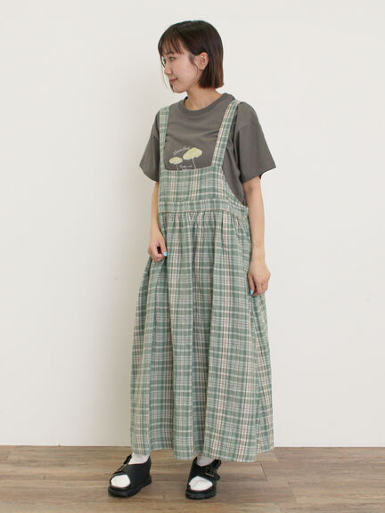 パラソル刺繍Tシャツ（オフホワイト/グレー/チャコールグレー）｜Samansa Mos2（サマンサ モスモス）通販