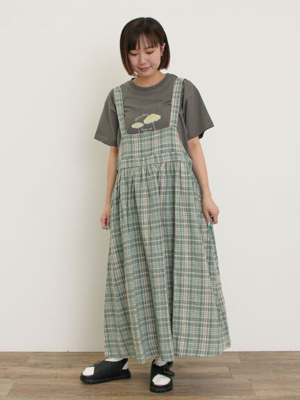 パラソル刺繍Tシャツ（オフホワイト/グレー/チャコールグレー）｜Samansa Mos2（サマンサ モスモス）通販