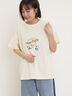 パラソル刺繍Tシャツ（オフホワイト/グレー/チャコールグレー）｜Samansa Mos2（サマンサ モスモス）通販