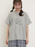 パラソル刺繍Tシャツ（オフホワイト/グレー/チャコールグレー）｜Samansa Mos2（サマンサ モスモス）通販