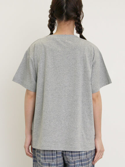 パラソル刺繍Tシャツ（オフホワイト/グレー/チャコールグレー）｜Samansa Mos2（サマンサ モスモス）通販