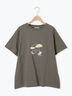 パラソル刺繍Tシャツ（オフホワイト/グレー/チャコールグレー）｜Samansa Mos2（サマンサ モスモス）通販