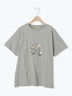 パラソル刺繍Tシャツ（オフホワイト/グレー/チャコールグレー）｜Samansa Mos2（サマンサ モスモス）通販