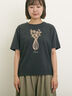 花瓶柄コード刺繍Tシャツ（オフホワイト/ブラック/ベージュ）｜Samansa Mos2（サマンサ モスモス）通販