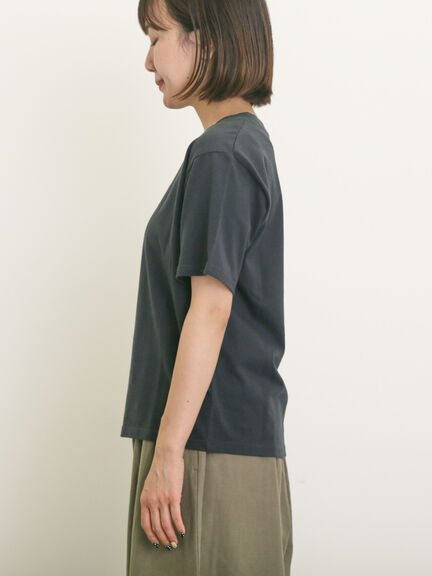 花瓶柄コード刺繍Tシャツ（オフホワイト/ブラック/ベージュ）｜Samansa Mos2（サマンサ モスモス）通販