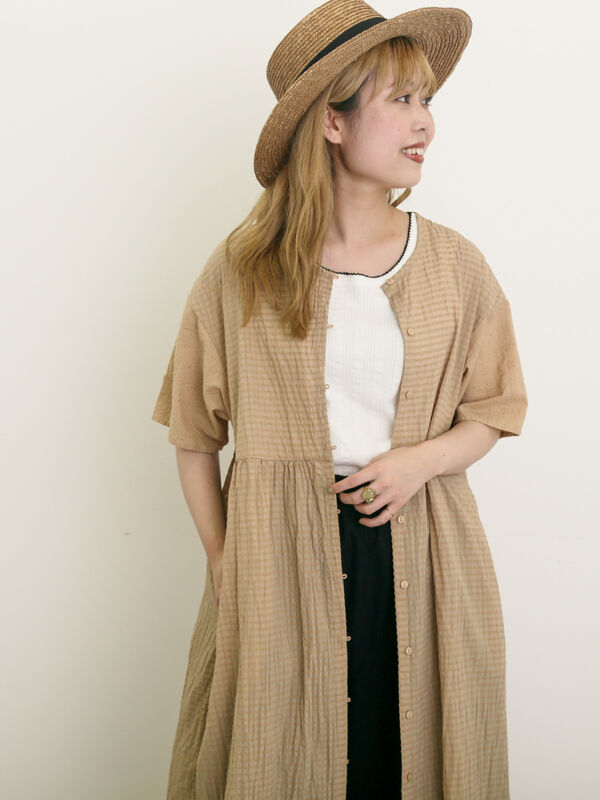 セール】 【S/Mサイズ】オーバーレース切替ワンピース（ブラック