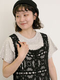 【オーガニックコットン】ドット柄Tシャツ（グレー）｜Samansa Mos2（サマンサ モスモス）通販