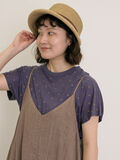 【オーガニックコットン】ドット柄Tシャツ（ネイビー）｜Samansa Mos2（サマンサ モスモス）通販