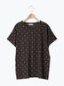 【オーガニックコットン】ドット柄Tシャツ（オフホワイト/グレー/チャコールグレー/ネイビー）｜Samansa Mos2（サマンサ モスモス）通販