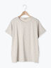 【オーガニックコットン】ドット柄Tシャツ（オフホワイト/グレー/チャコールグレー/ネイビー）｜Samansa Mos2（サマンサ モスモス）通販