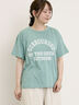 【オーガニックコットン】ロゴプリントTシャツ（ミント）｜Samansa Mos2（サマンサ モスモス）通販