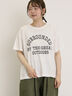 【オーガニックコットン】ロゴプリントTシャツ（オフホワイト/チャコールグレー/ピンク/ミント）｜Samansa Mos2（サマンサ モスモス）通販