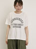 【オーガニックコットン】ロゴプリントTシャツ（オフホワイト/チャコールグレー/ピンク/ミント）｜Samansa Mos2（サマンサ モスモス）通販