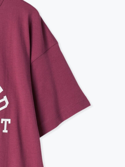 【オーガニックコットン】ロゴプリントTシャツ（オフホワイト/チャコールグレー/ピンク/ミント）｜Samansa Mos2（サマンサ モスモス）通販