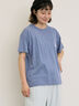 【オーガニックコットン】ロゴ刺繍Tシャツ（オフホワイト/ブラック/ブルー/キナリ）｜Samansa Mos2（サマンサ モスモス）通販