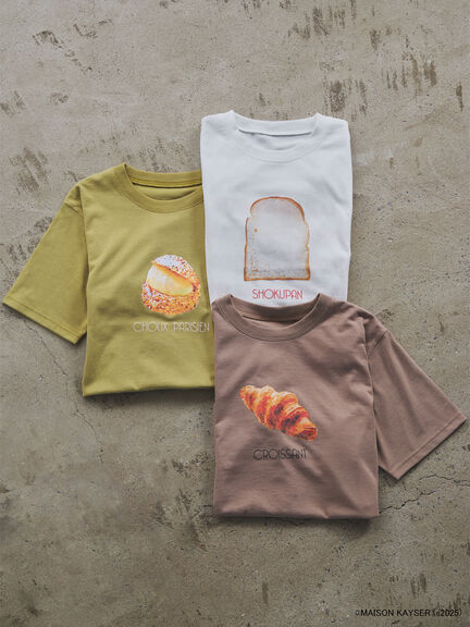 【MAISON KAYSER】前後プリントTシャツ（オフホワイト/モカ/グリーン）｜Samansa Mos2（サマンサ モスモス）通販