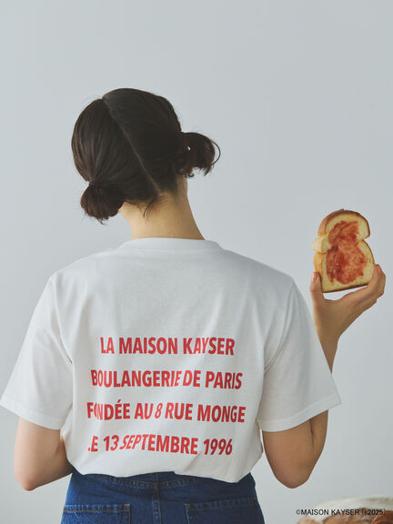 【MAISON KAYSER】前後プリントTシャツ（オフホワイト/モカ/グリーン）｜Samansa Mos2（サマンサ モスモス）通販