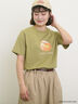 【MAISON KAYSER】前後プリントTシャツ（オフホワイト/モカ/グリーン）｜Samansa Mos2（サマンサ モスモス）通販