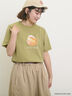 【MAISON KAYSER】前後プリントTシャツ（オフホワイト/モカ/グリーン）｜Samansa Mos2（サマンサ モスモス）通販