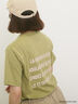 【MAISON KAYSER】前後プリントTシャツ（オフホワイト/モカ/グリーン）｜Samansa Mos2（サマンサ モスモス）通販